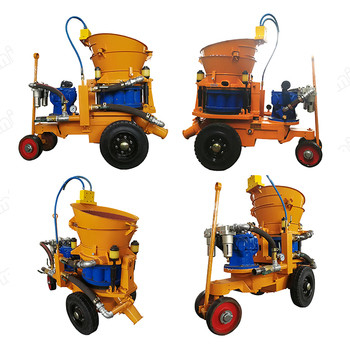 Productive and Reliable Concrete Spraying Machine 3-7.5KW Air Consumption 5-10m3/min