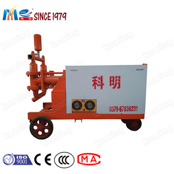 Horizontal Mortar Delivery Hydraulic Grout Pump For Construction