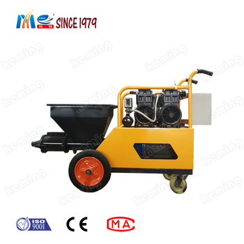 Tunnel Subway Use KEMING KLW Mortar Spraying Plastering Machine in Good Performance